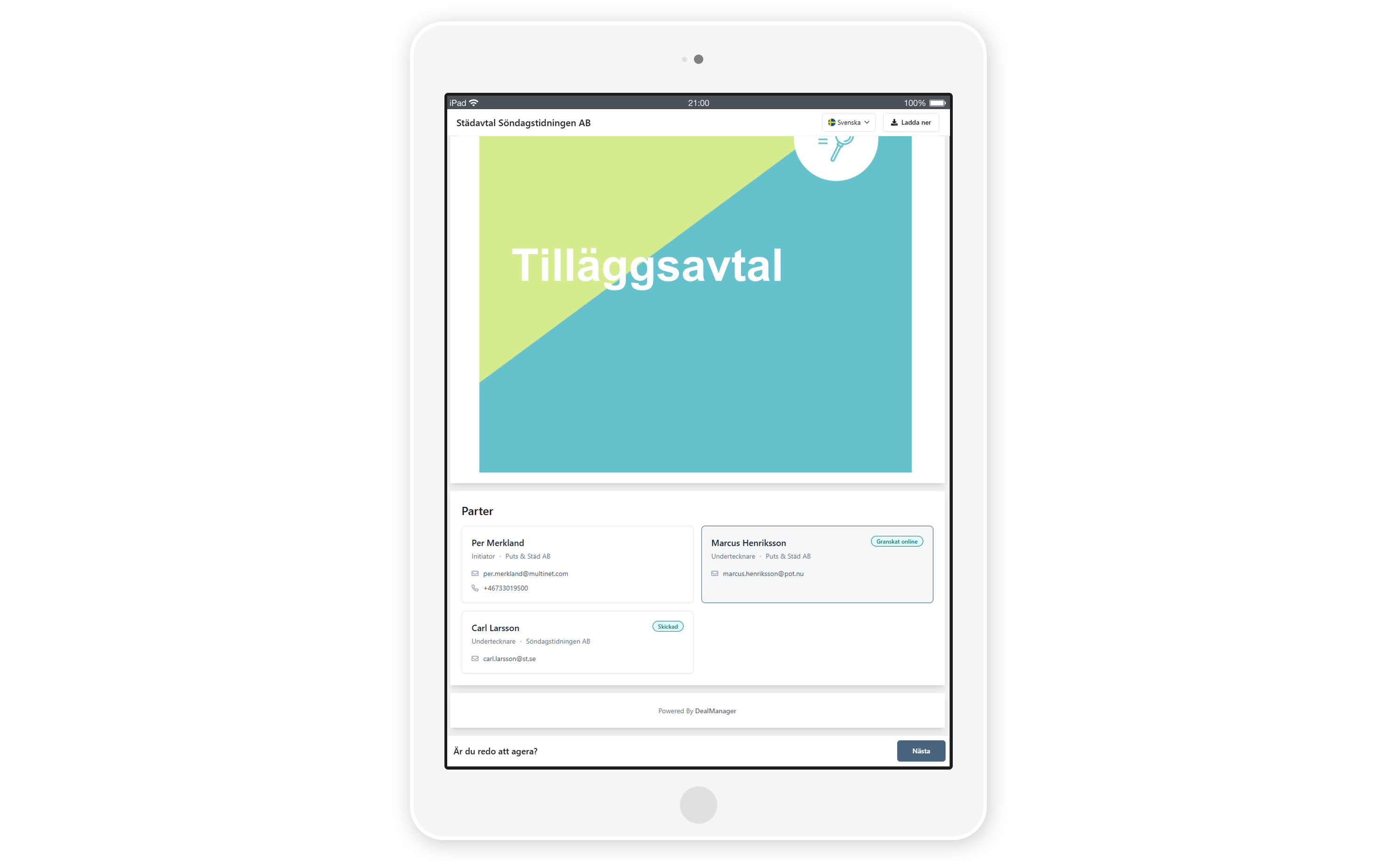 Elektroniske signaturer med DealManager Sign